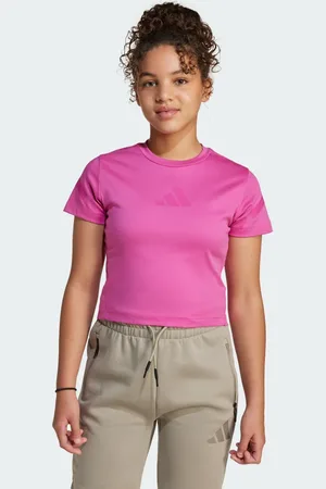 adidas Camiseta Cropped Z.N.E. Fitted Infantil Kids