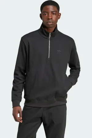 adidas Moletom con Cierre Frontal Trifolio Essentials Waffle 1/2 Homem