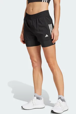 adidas Shorts 2 em 1 Own the Run Climacool Mulher
