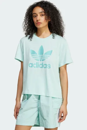 adidas Camiseta Boxy Adicolor Trefoil Mulher