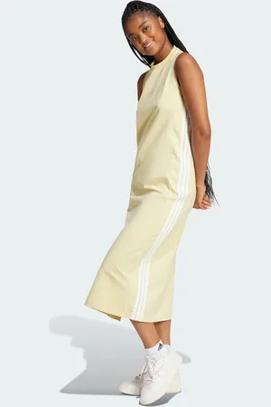 adidas Vestido Longo Racerback Essentials Três Listras Mulher