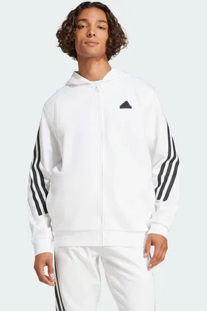 adidas Moletom Capuz Zíper Future Icons Três Listras Homem