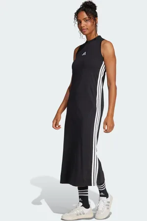 adidas Vestido Longo Racerback Essentials Três Listras Mulher
