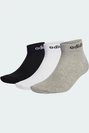 adidas Meias Finas Linear Ankle 3 Pares Unisex
