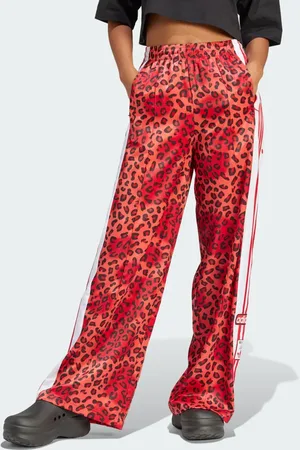 adidas Calça Originals Leopard Luxe Wide Leg Adibreak Mulher