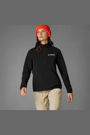adidas Blusa Fleece 1/2 Zíper Multi Essentials Mulher