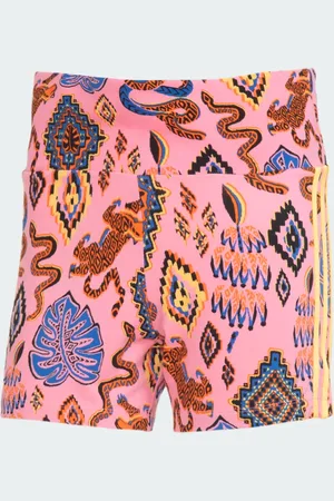 adidas Shorts Booty x Farm Rio Três Listras Mulher