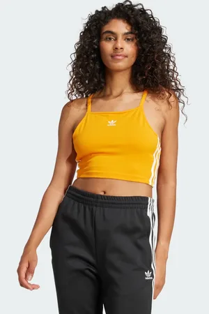 adidas Top Cropped Adicolor Três Listras Mulher