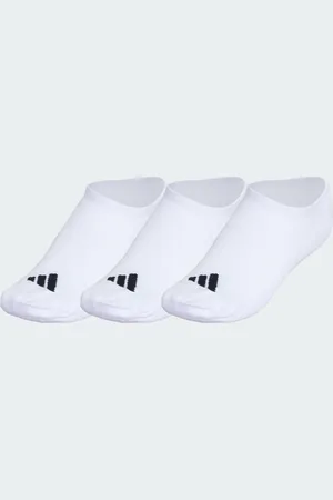 adidas Meias Finas E Leves Sportswear Malha Elástica No-show Pacote 3 Pares Unisex