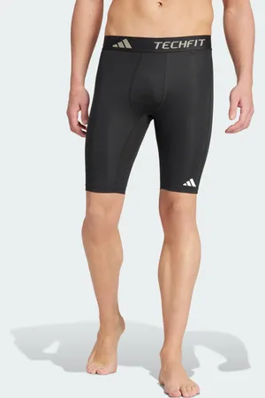 adidas Bermuda de Compressão Para Treino Techfit Homem
