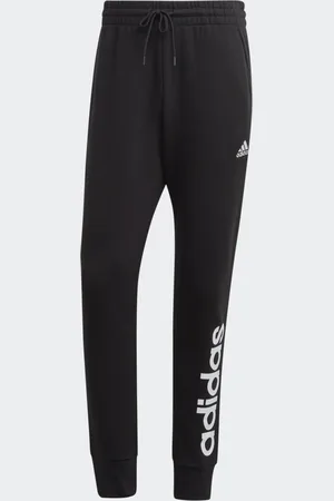 adidas Calça Moletinho Barra Afunilada Essentials Logo Homem