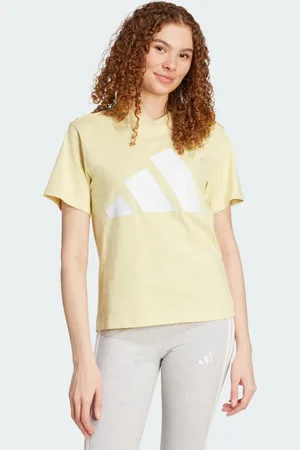 adidas Camiseta Essentials de Algodão com Logotipo Grande Mulher