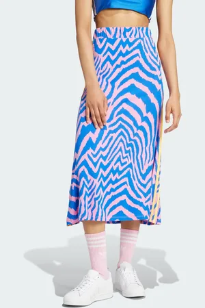 adidas Saia Maxi x Farm Rio Três Listras Mulher