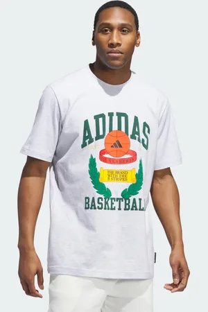 adidas Camiseta Estampada Basketball Crest Homem