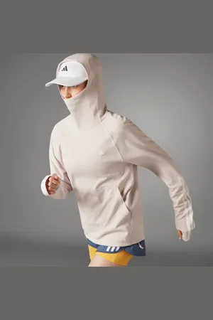 adidas Moletom Capuz Own The Run Três Listras Mulher