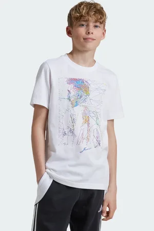 adidas Camiseta Estampada Futebol Messi Infantil Kids