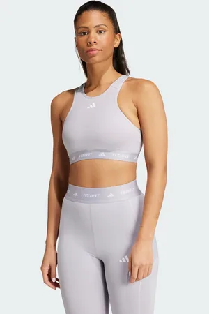 adidas Top Suporte Médio Gola Alta Techfit Mulher