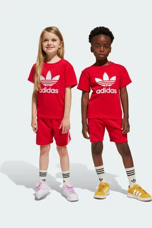adidas Conjunto Infantil Camiseta Shorts Adicolor Kids