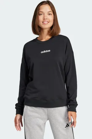 adidas Moletom Essentials Linear French Terry Mulher