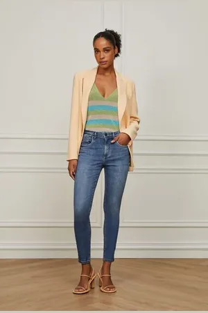 Animale Calça Jeans Skinny Basic Midi Super Power Jeans Escuro