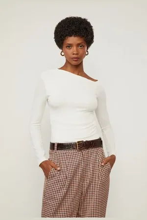 Animale Blusa Manga Longa De Malha Off