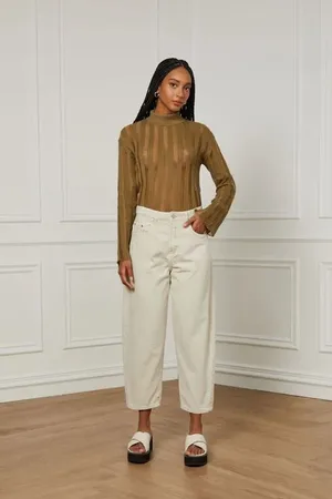 Animale Calça De Sarja Nipper Com Stoned Off Marfim