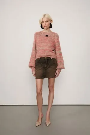 Animale Pull De Tricot Raglan Com Patch Aj Colorido