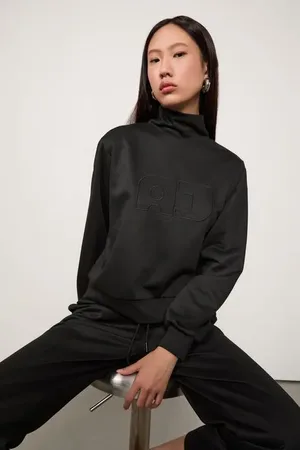Animale Casaco De Moletom Com Logo Bordado Preto