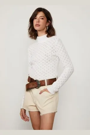 Animale Blusa De Tricot Ponto Transparência Off