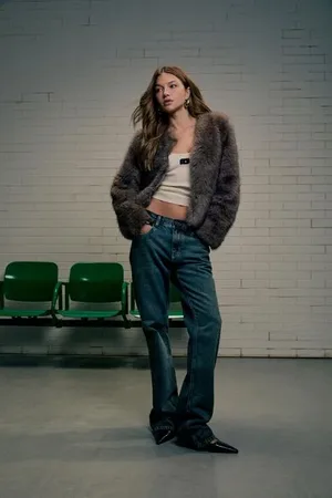 Animale Calça De Jeans Bootcut Vintage Jeans Medio