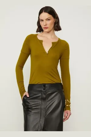 Animale Blusa Manga Longa Raglan Verde Figo