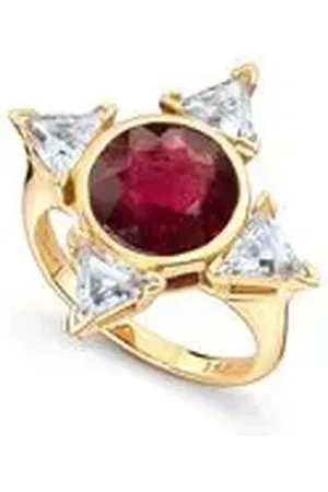 Animale Anel Pink Star Redondo Oa C Turmalina PinkTpz