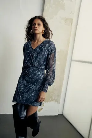 Animale Vestido Curto Estampado Textura Urban Preto Est Textura Urban Preto Aj