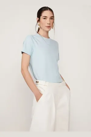 Animale Camiseta Everyday Slim Azul Sereia