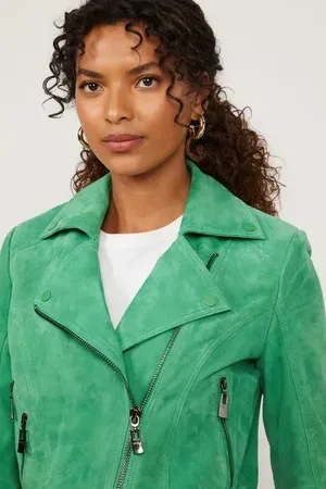 Animale Jaqueta De Chamois Perfecto Verde Verde Folha