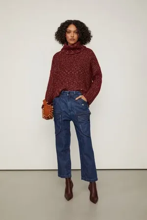 Animale Calça Dark Jeans Cargo Jeans Escuro