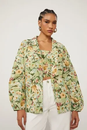 Animale Kimono Jacquard Est Floral Leve Color