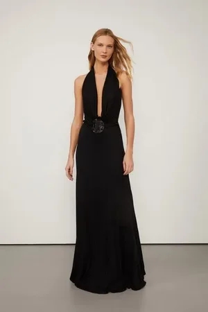 Animale Vestido De Jersey Lud Preto