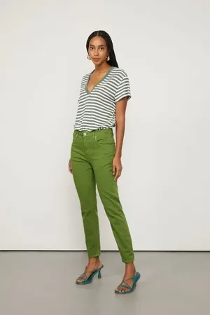 Animale Calça Sarja Skinny Basic Midi Verde Kale