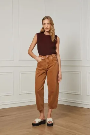 Animale Calça De Sarja Nipper Com Stoned Rosa Tinta