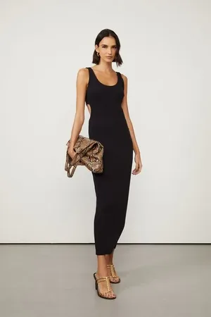 Animale Vestido Regata Cut Out Preto