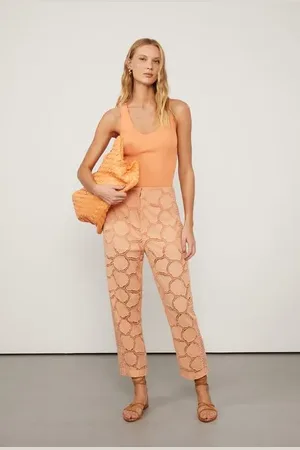 Animale Calça Laise De Algodão Rose Gold Rose Gold