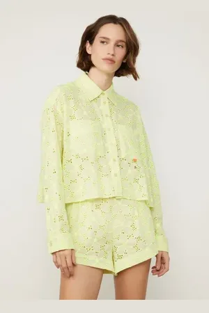 Animale Camisa Manga Longa Laise Neon Verde Chá