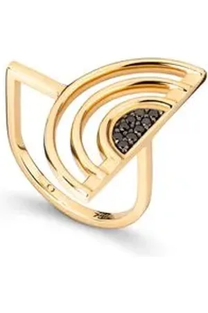 Animale Anel Leque Black Oa C Diamantes Black