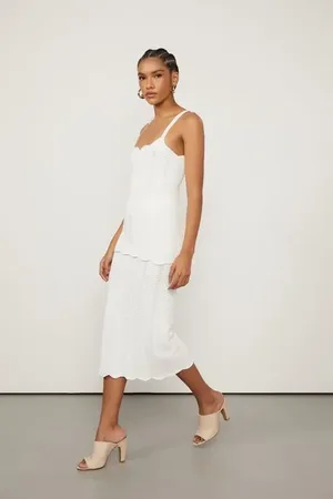 Animale Saia De Tricot Off Com Ondas Caneladas Off