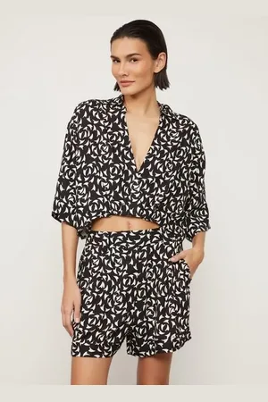 Animale Camisa Cropped Polo Ampla Decote v Estampada Est Geo Caminho