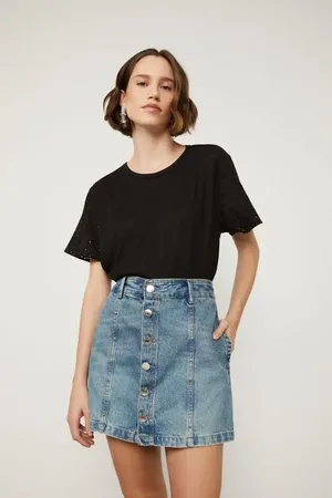Animale Blusa De Malha Com Manga Curta De Laise (Cor Provisoria)