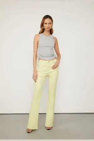 Animale Calça Sarja Boot Basic High Verde Chá