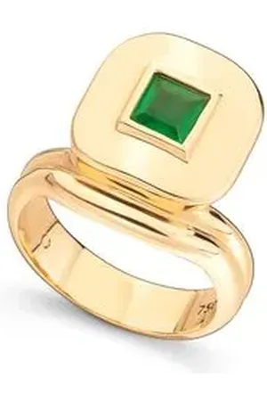 Animale Anel Bold Double Green Oa CEsmeralda