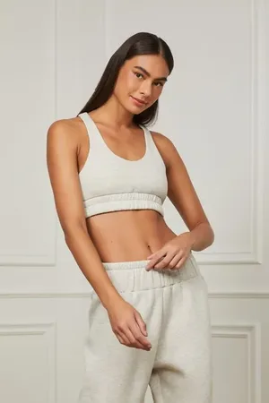 Animale Top De Moletom Cinza Mescla
